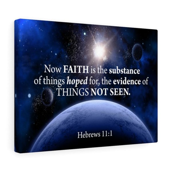 Scripture Canvas Things Not Seen Hebrews 11:1 Christian Bible Verse Meaningful Framed Prints, Canvas Paintings - Image 4