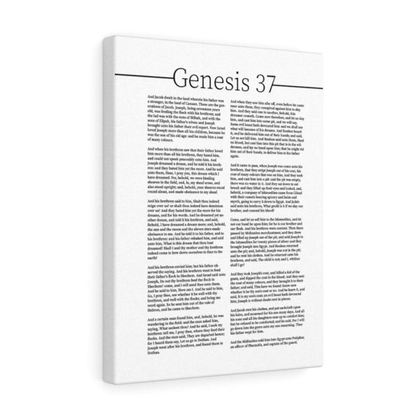 Scripture Canvas Genesis 37 Story of Joseph Christian Bible Verse Meaningful Framed Prints, Canvas Paintings - Image 6