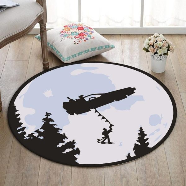 Btf Round Mat Back To The Future Marty Mcfly Delorean Dmc Bttf Round Floor Mat Room Rugs Carpet Outdoor Rug Washable Rugs