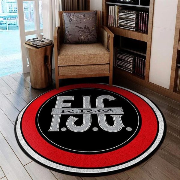 Fjg Living Room Round Mat Circle Rug Fonda, Johnstown & Gloversville Railroad - Image 2