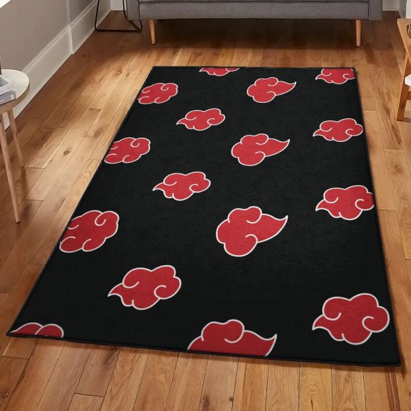 Carpet Akatsuki Rug Rectangle Rugs Washable Area Rug Non-Slip Carpet For Living Room Bedroom