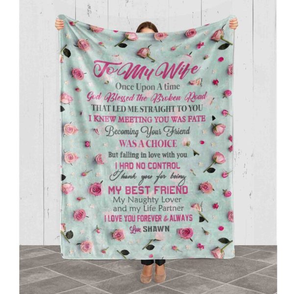 To My Wife My Bestfriend My Lover Custom Valentine Day Blanket, Husban - Image 4