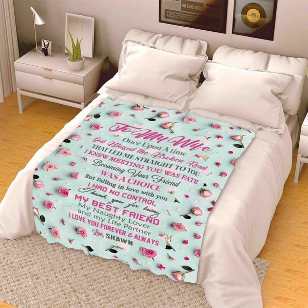 To My Wife My Bestfriend My Lover Custom Valentine Day Blanket, Husban - Image 7