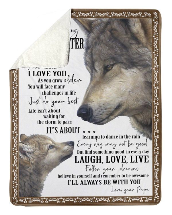 Wolf Love Papa Reminds Granddaughter To Face Challenges With The Best