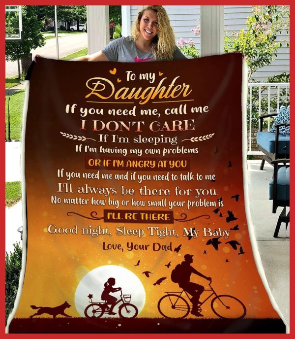 I?ll Always Be There For You Dad Gift For Daughter Blanket