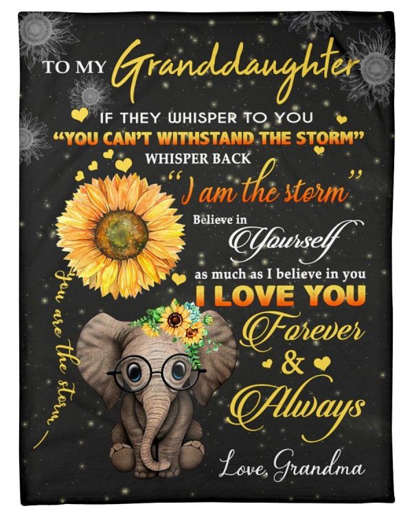 The Messages From Grandma With Love To Granddaughter Who Loves Elephan