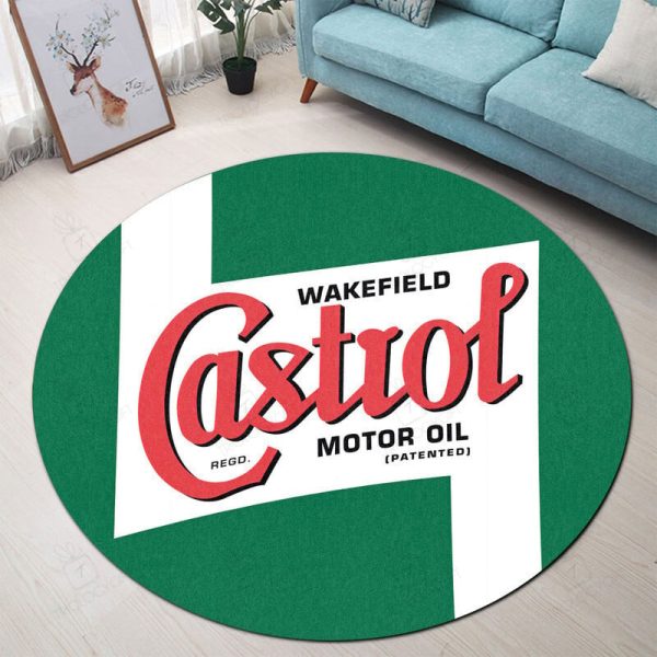 Hot Rod Gasoline Vintage Round Mat Round Floor Mat Room Rugs Carpet Outdoor Rug Washable Rugs