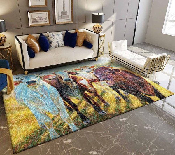 Cow 3 Area Rugs For Living Room Rectangle Rug Bedroom Rugs Carpet Flooring Gift RS137568|Rosabella Print