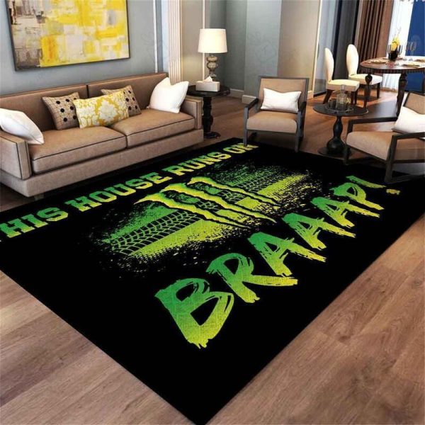 Monster Area Rectangle Area Rugs Carpet For Living Room, Bedroom, Kitchen Rugs, Non-Slip Carpet Rp122564 Print