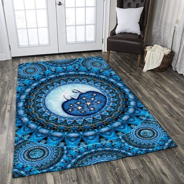 Moon Rectangle Area Rugs Carpet For Living Room, Bedroom, Kitchen Rugs, Non-Slip Carpet Rp122593 Print